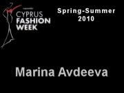 Marina Avdeeva - Cyprus Fashion Week 2009