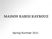 Rabih Kayrouz - Paris Fashion Week Spring-Summer 2011 Couture
